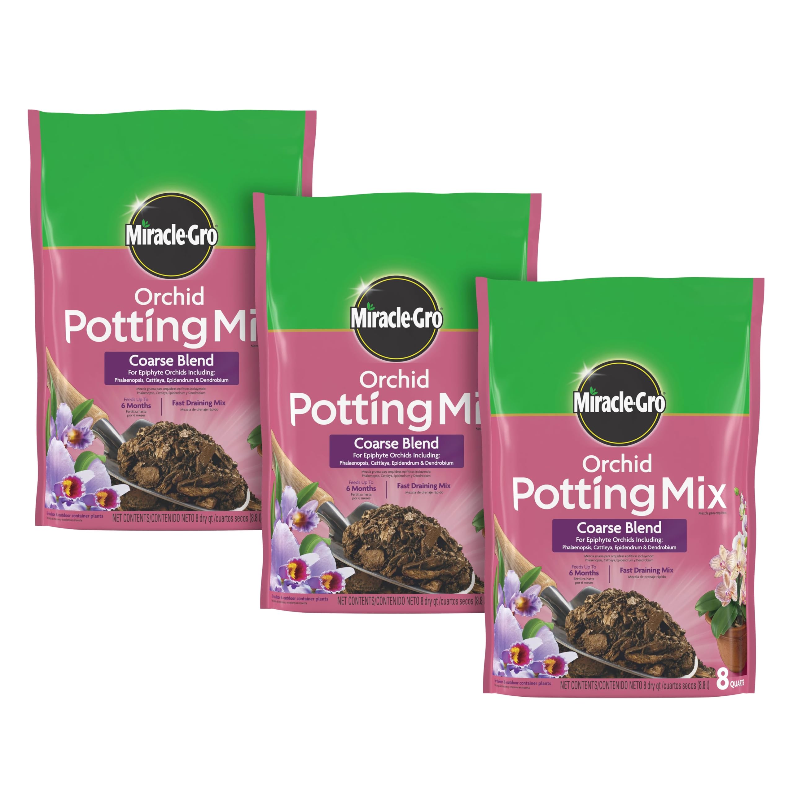 オクトミラクル Amazon.com : Miracle-Gro Orchid Potting Mix Coarse Blend, For